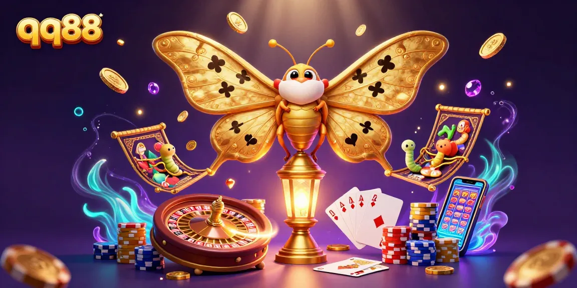 Experience thrilling moments at qq88 with golden jackpots and vibrant casino scenes.