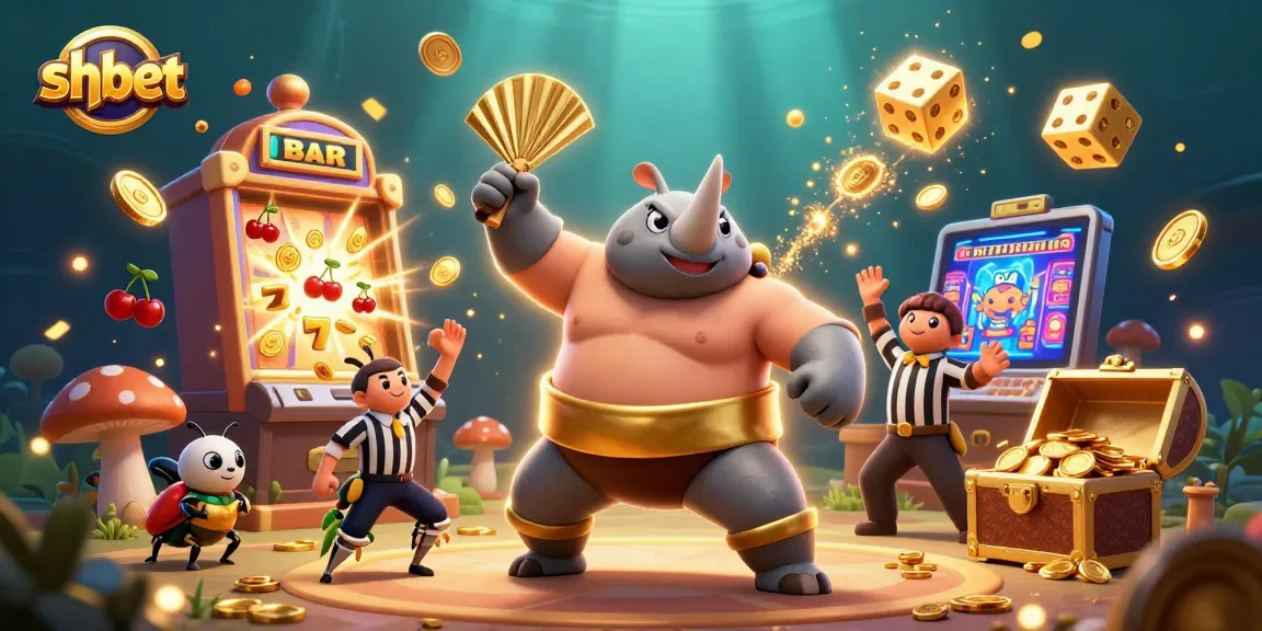 Experience the thrill of shbet with exciting casino elements featuring a sumo beetle powerhouse.