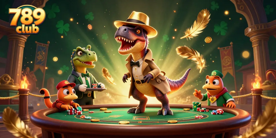 Experience thrilling gameplay at 789 club with a unique 3D casino scene featuring vibrant characters and dynamic gaming elements.