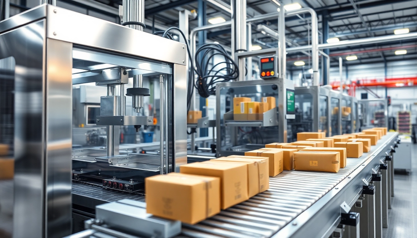 Visual representation of Turnkey Packaging Solutions highlighting advanced machinery and streamlined processes.