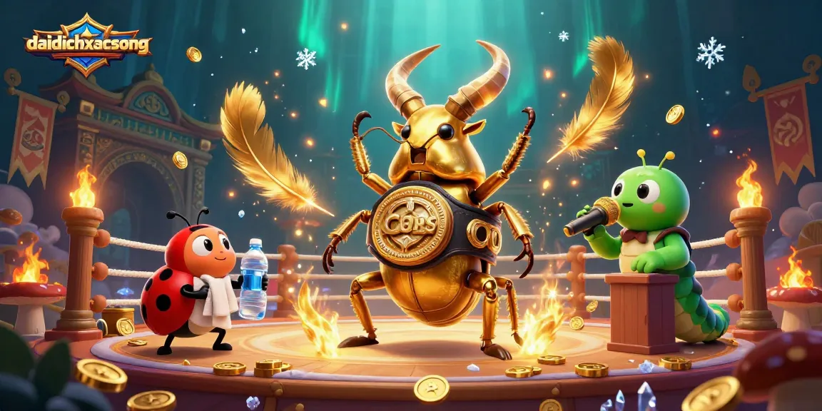 Engage with daidichxacsong by witnessing a legendary battle in a vibrant casino-themed arena.