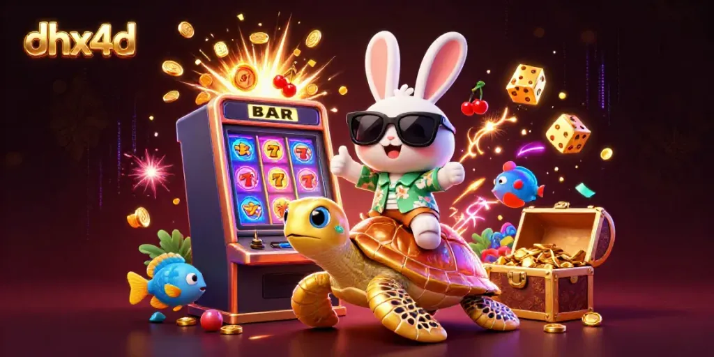 dhx4d menarik jackpot dengan kelinci beruntung di kasino virtual