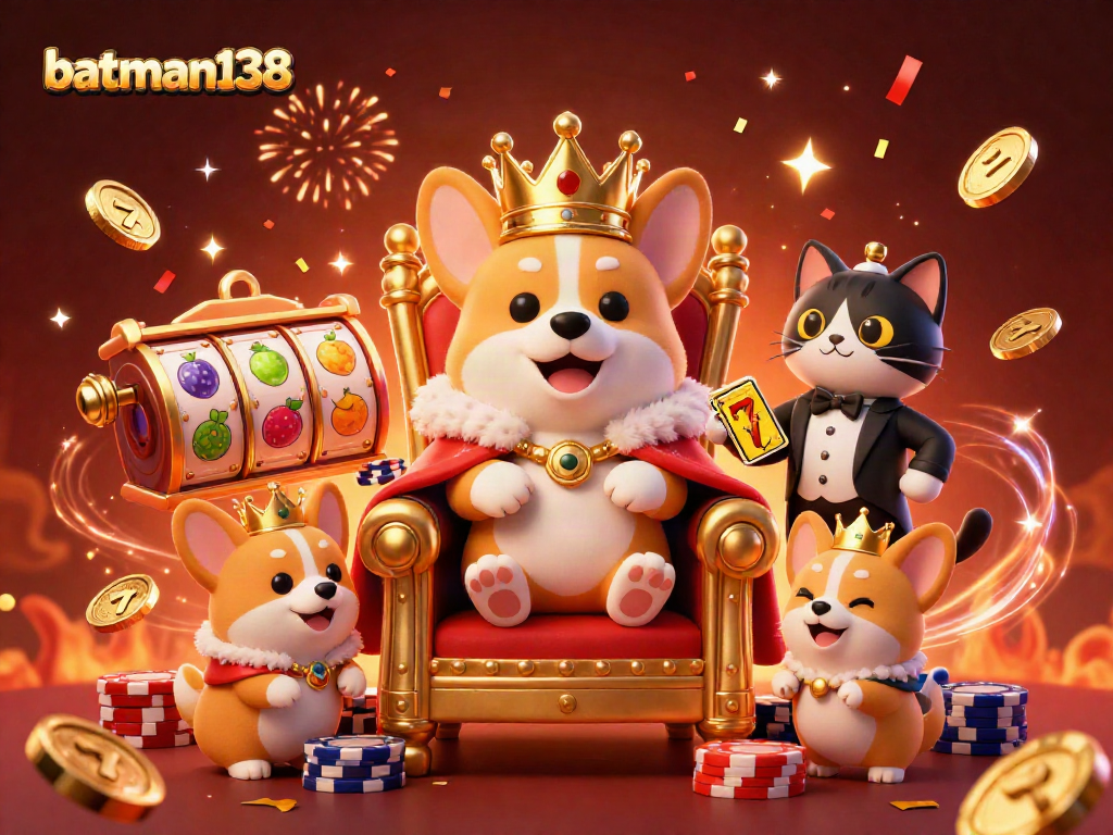 Menangkan hadiah di batman138 dengan raja corgi dan elemen kasino yang memukau.