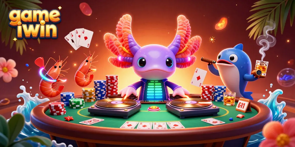 Enjoy thrilling gameplay with game iwin at a vibrant underwater casino scene.