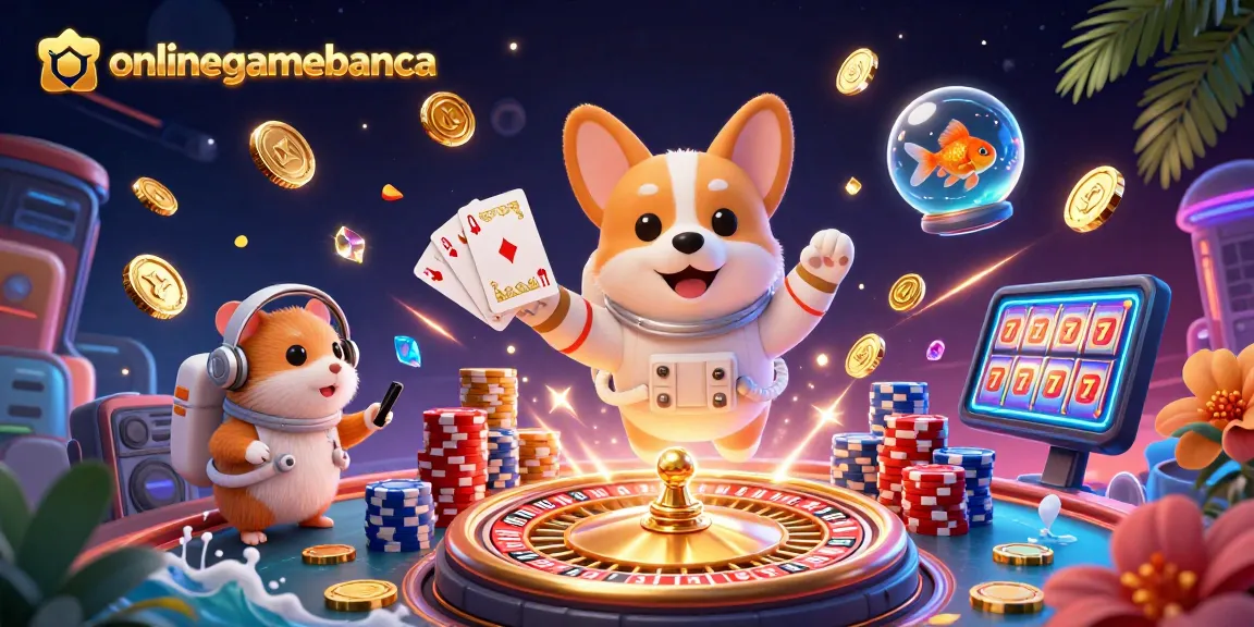 Engage in exciting casino gameplay at onlinegamebanca's vibrant space station.