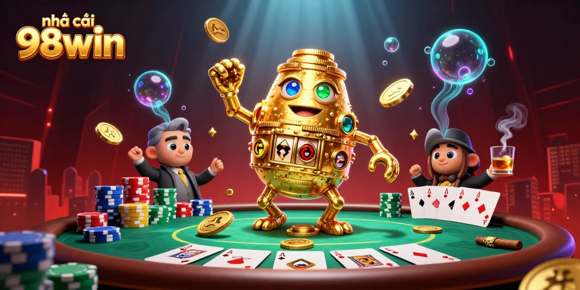 Experience thrilling gameplay at nhà cái 98win with vibrant casino elements and engaging visuals.