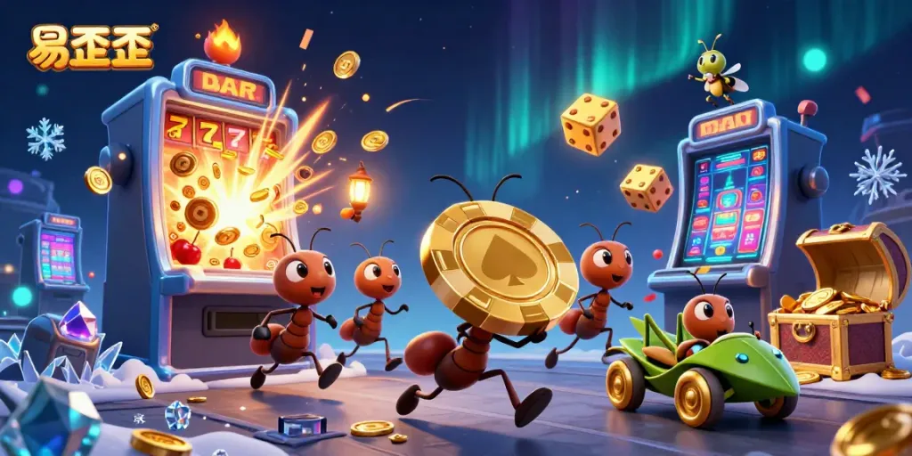 Engaging 3D illustration showcasing how 易歪歪 brings players into a thrilling casino heist adventure.