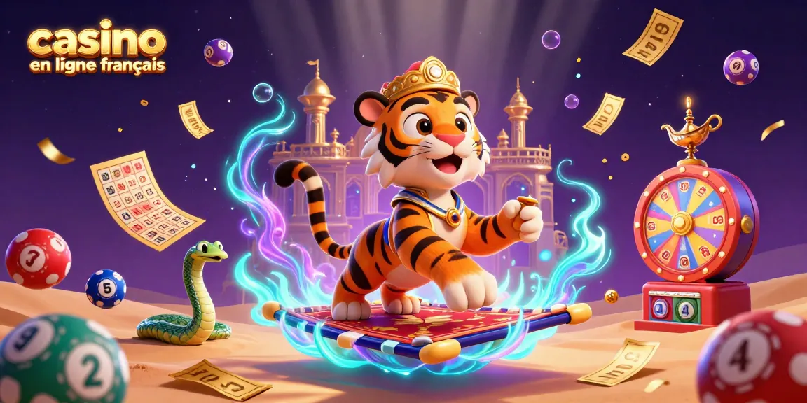 Expérience de jeu immersive au casino en ligne français avec le tigre sultan et des jeux dynamiques.
