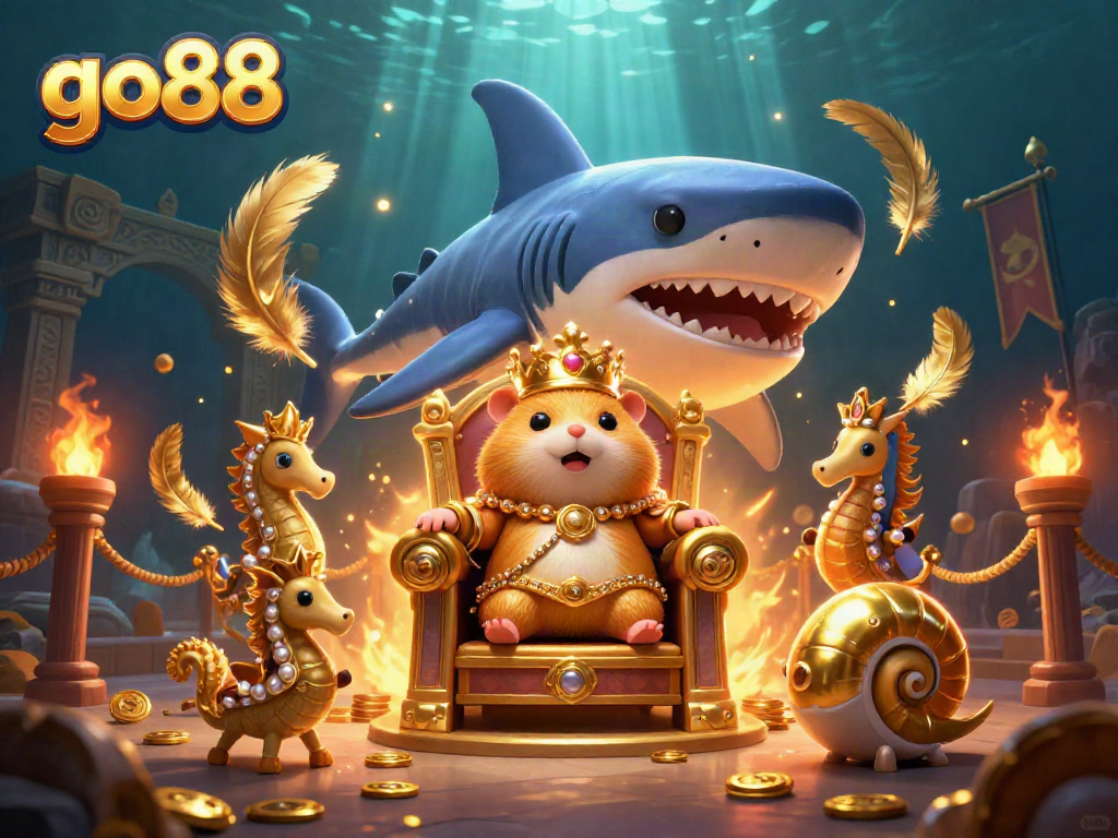 Experience the excitement of go88 with intense gaming elements and vibrant characters in a dynamic casino scene.
