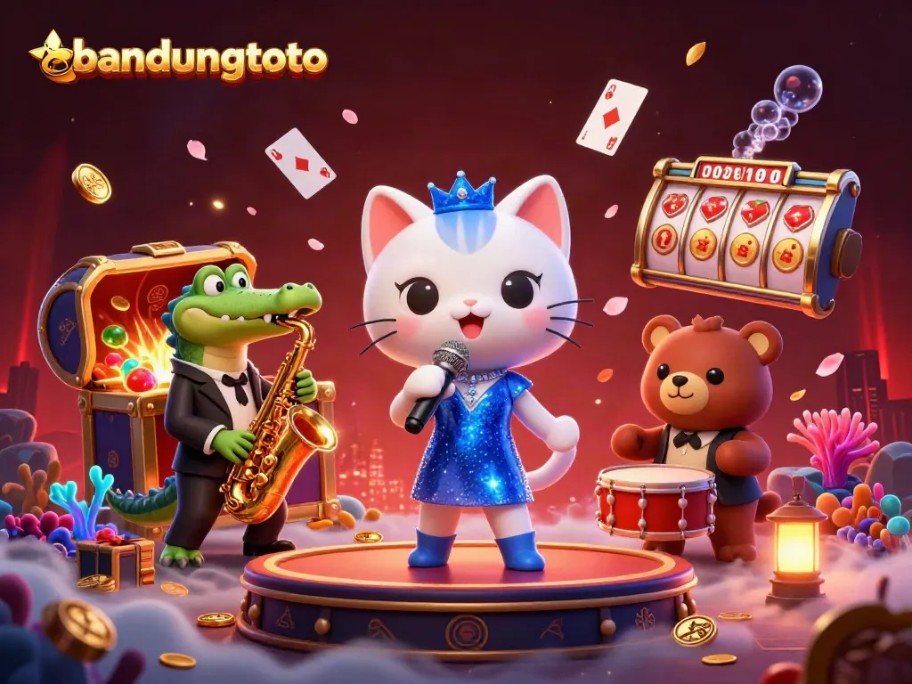 Engage in exciting gameplay at bandungtoto with vibrant characters and dynamic slot elements.