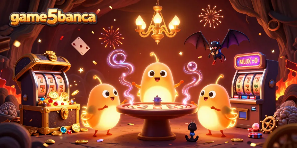 Experience thrilling wins at game5banca as glowworms illuminate an exciting casino adventure.