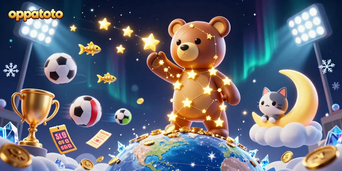 Experience amazing wins with oppatoto's vibrant 3D casino illustration showcasing thrilling gameplay.