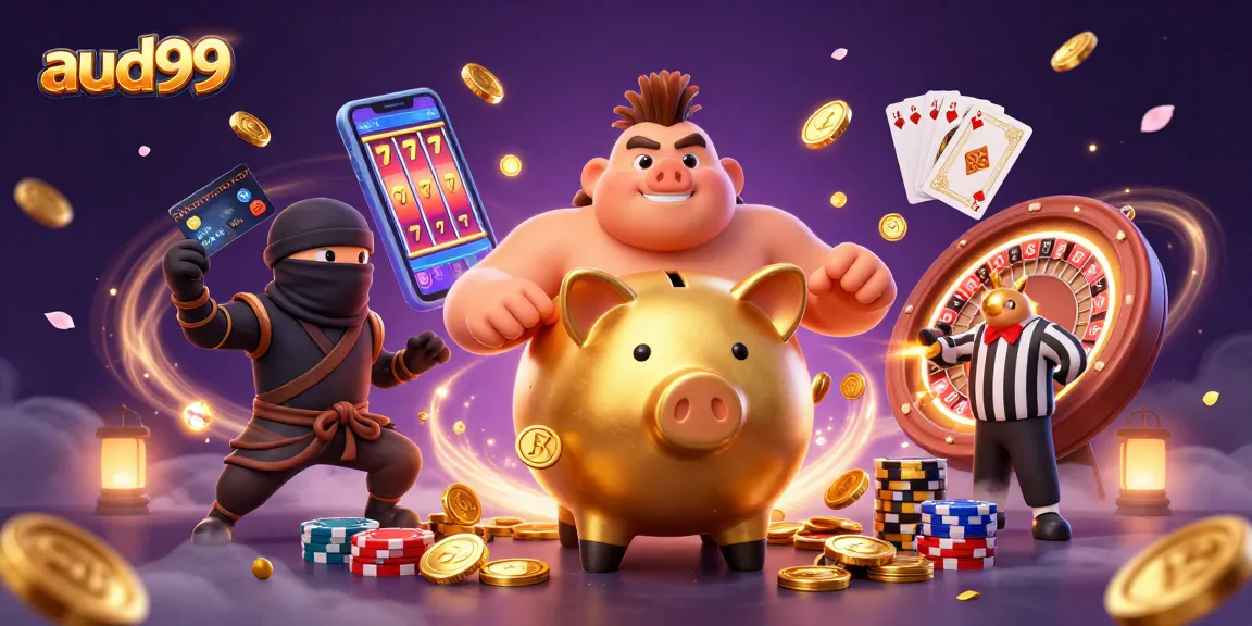 Experience the excitement of aud99 casino gaming with dynamic characters and vibrant elements.
