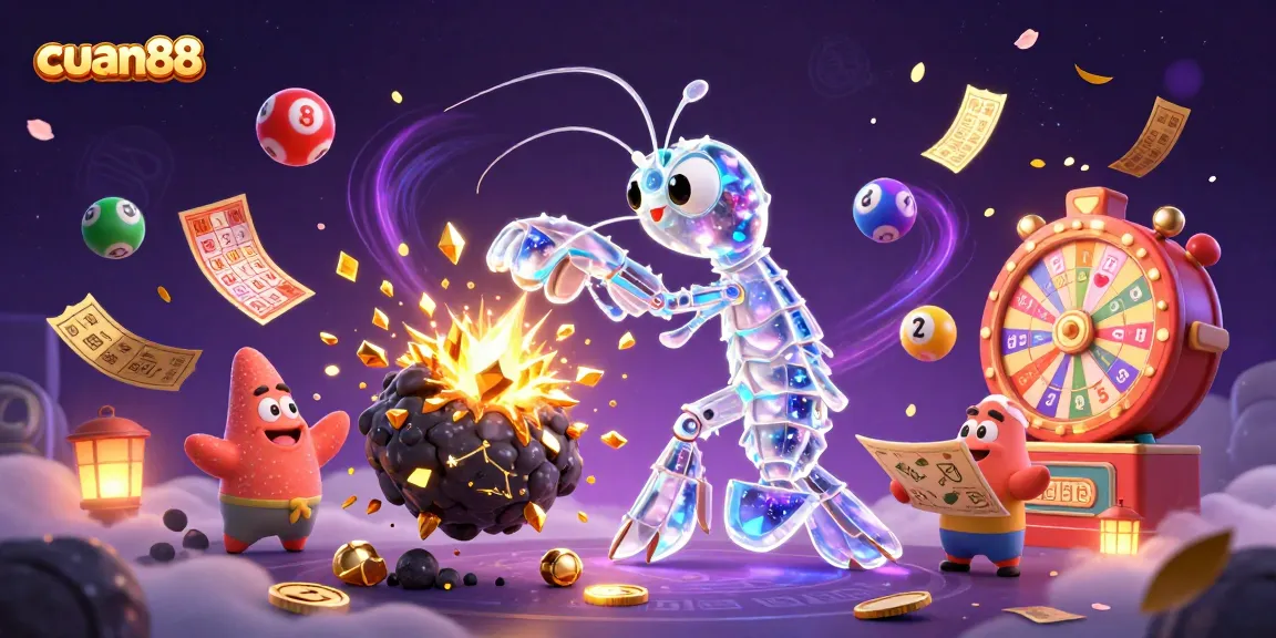 Experience the exciting lottery world of cuan88 featuring jackpot prizes and colorful elements.