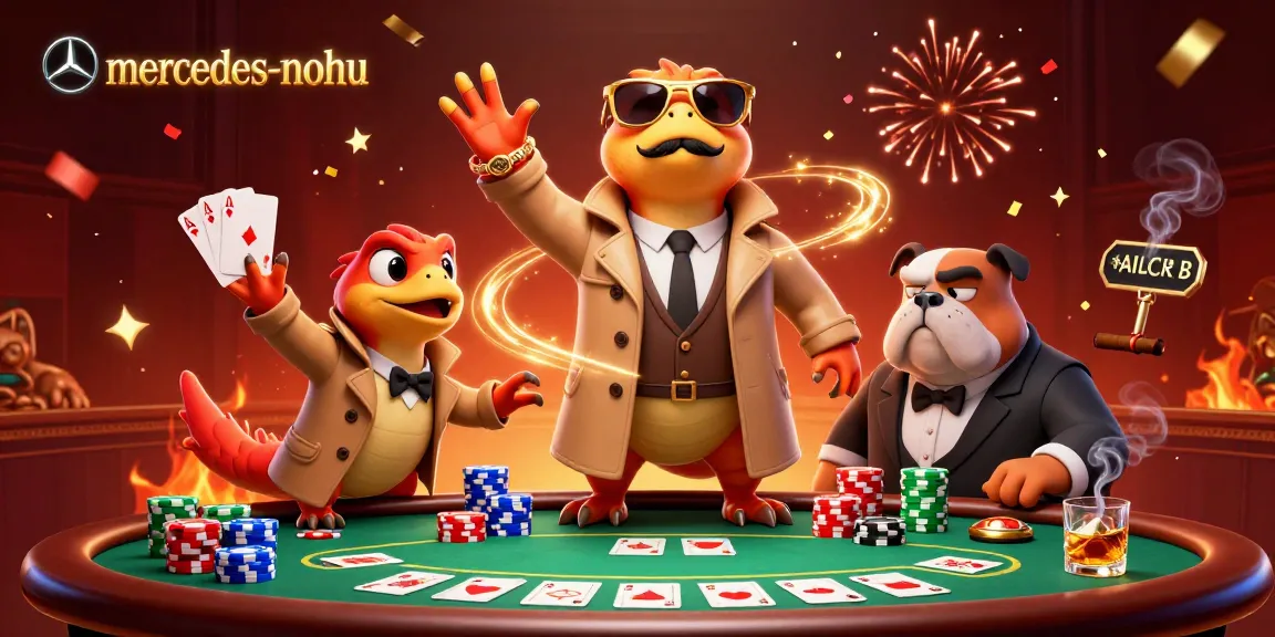 Experience the excitement of mercedes-nohu with a comedic twist as raptors try to enter a VIP casino lounge.