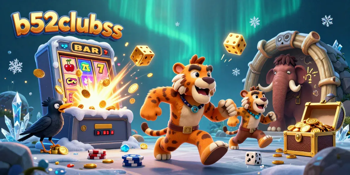 Experience the thrill of b52clubss with our dynamic prehistoric casino scene featuring exciting jackpot visuals.
