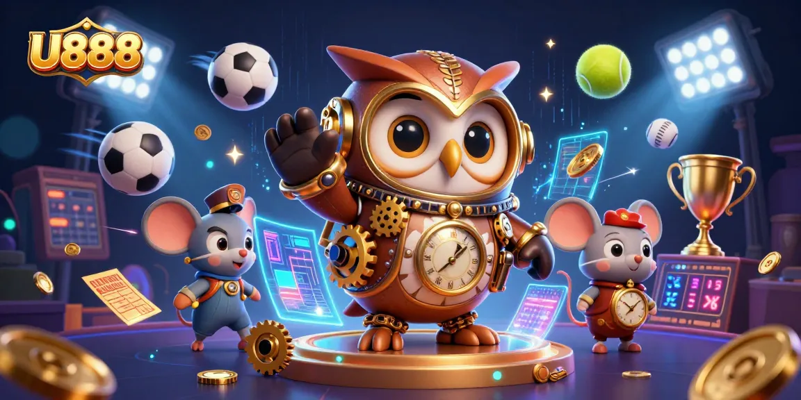U888 offers thrilling casino adventures with vibrant characters and dynamic sports elements.