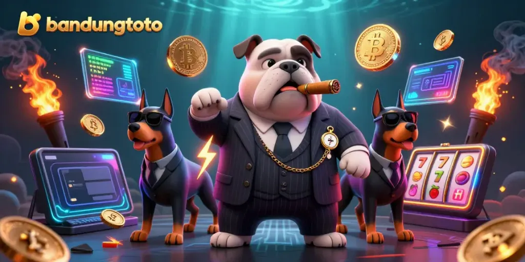 Experience thrilling gameplay at bandungtoto with vibrant 3D characters and casino elements.