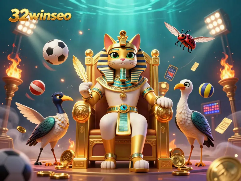Experience the excitement of betting at 32winseo with a dynamic 3D casino scene.