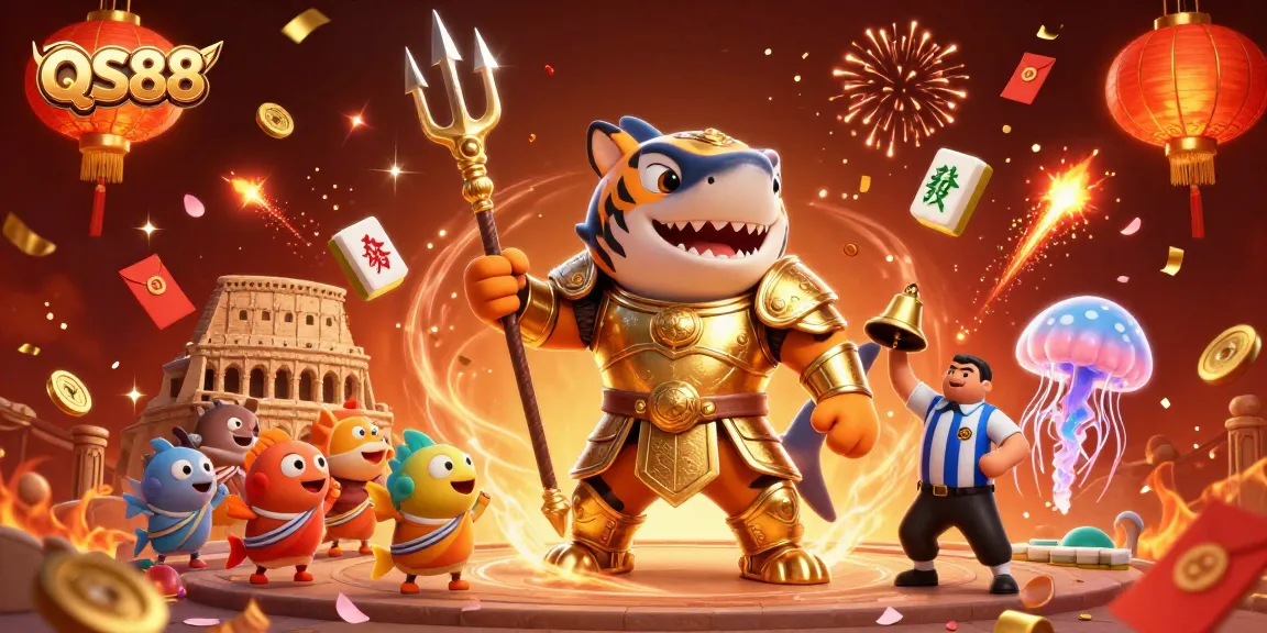 Experience thrilling wins at QS88 with vibrant casino action and 3D underwater excitement.