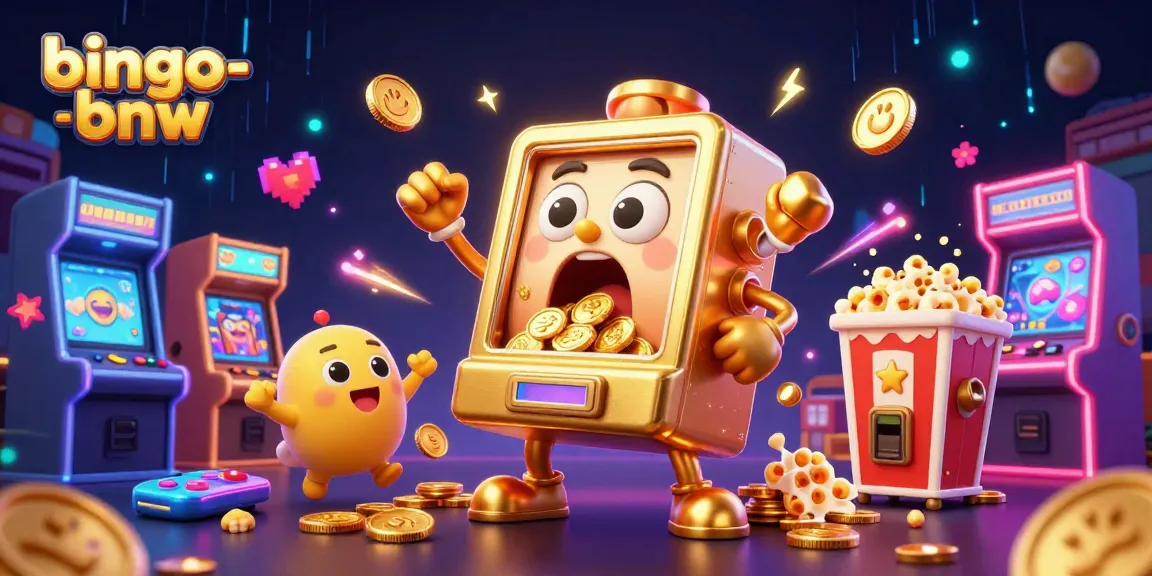 Win big with bingo-bnw jackpots, as golden slot machines cheer in excitement.